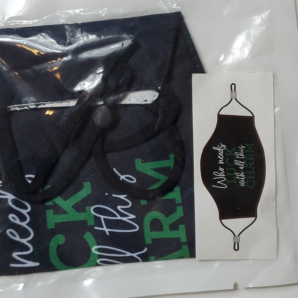 Set of 3 cloth St. Patricks Day masks - Picture 3 of 7